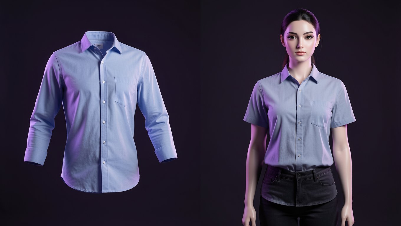 Ghost Mannequin Photos Without Photoshop - Tutorial guide by ApparelAI Studio