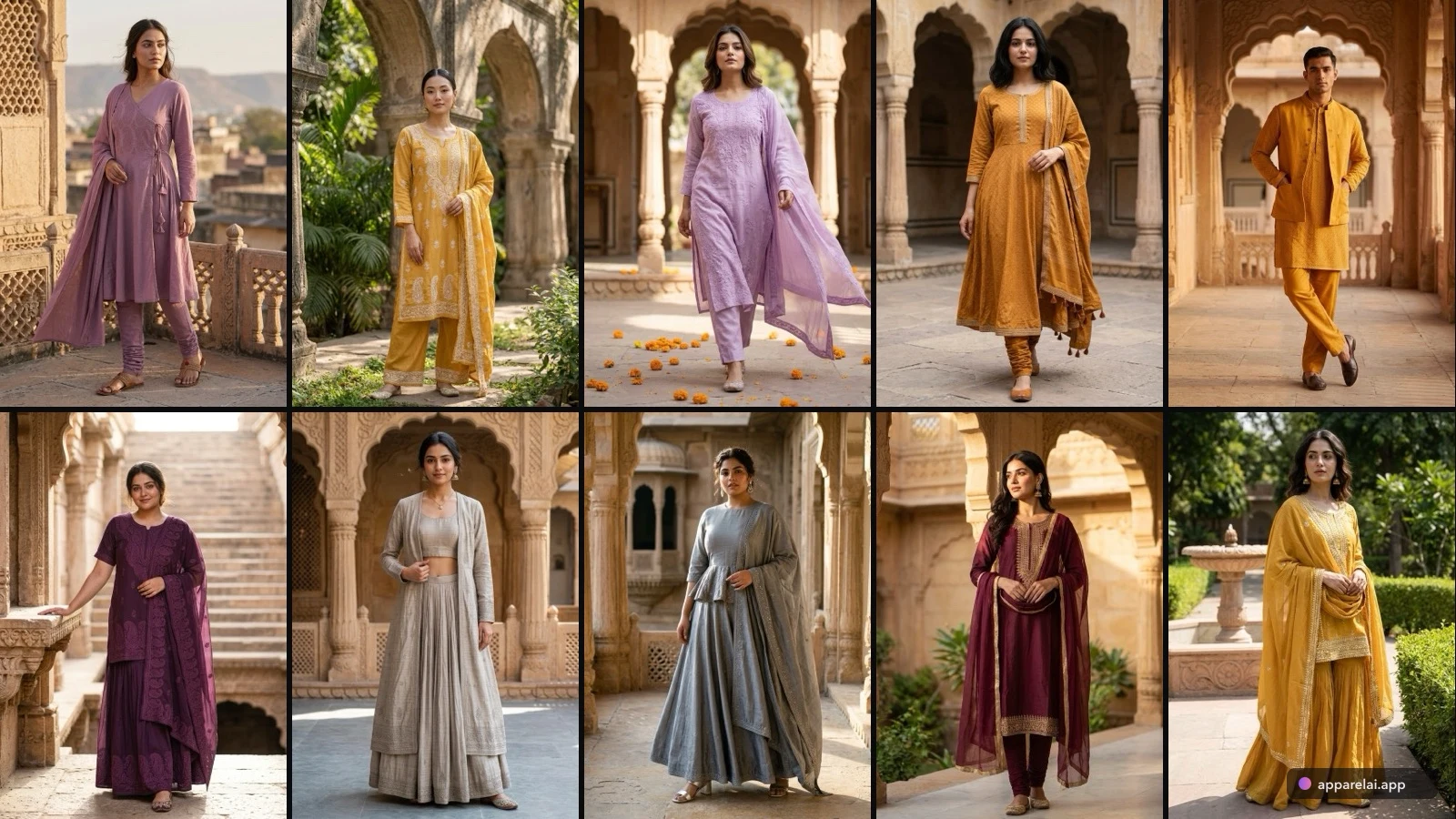 Salwar Kameez and Dupatta AI Photoshoots - Tutorial guide by ApparelAI Studio