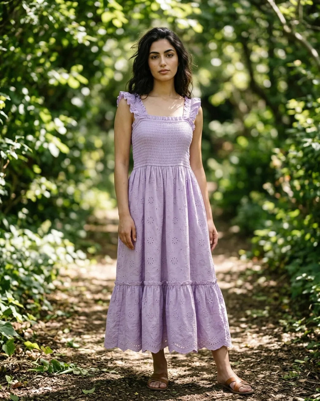Lilac broderie anglaise